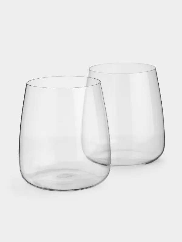 Стақан, 10 см, 480 мл, 2 дана, хрусталь шыны, Sondrio, image-1