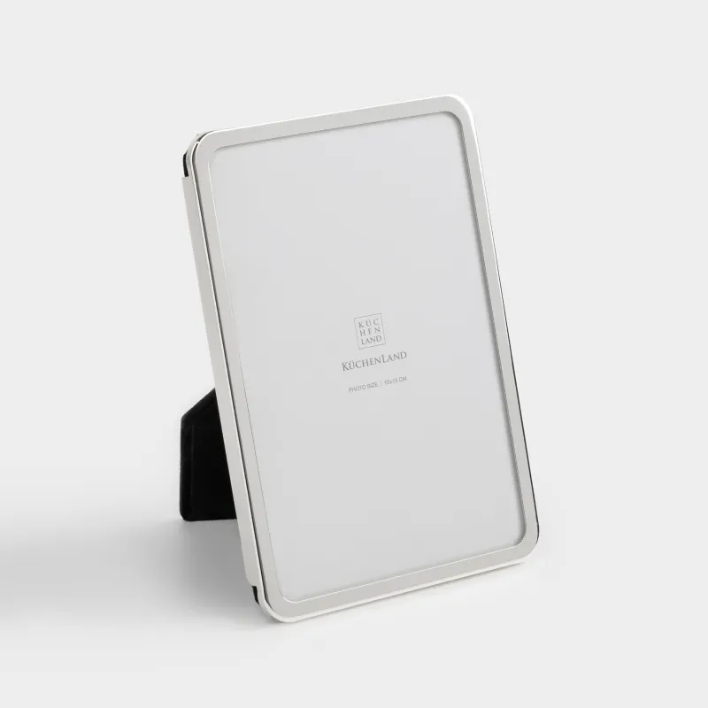 Фото жиектеме, 16х11 см, металл/шыны, күміс, Fantastic