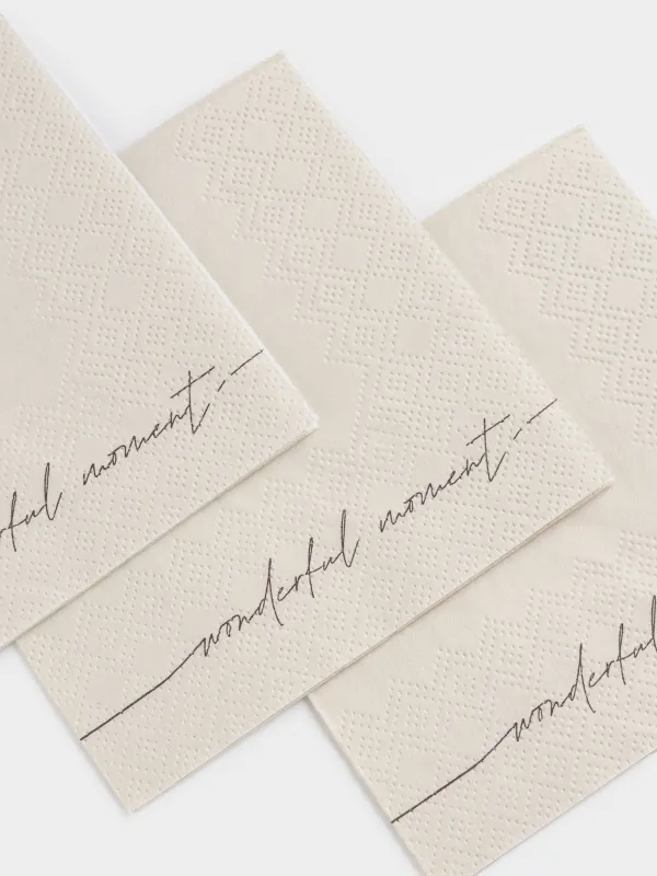 Салфетки бумажные, 21х21 см, 20 шт, Scroll, image-4