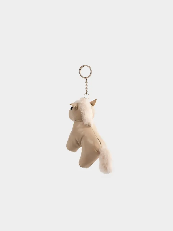 Салпыншақ, 12 см, полиуретан/металл, сарғылт-қоңыр, Жылқы, Keychain toy, image-2