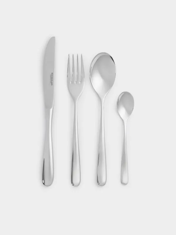 Ас құралдары, 6 тұлға, 24 зат, Болат, Brussels, image-0