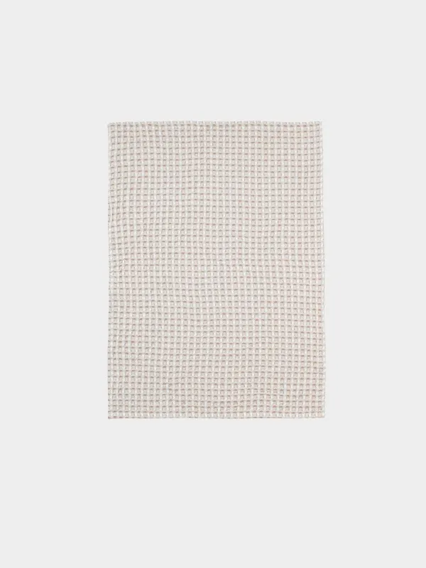 Ас үй сүлгісі, 40x60 см, мақта, қоңыр, Waffle, image-0