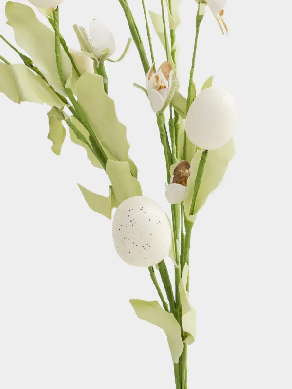Ветка декоративная, 81 см, Пасхальные яйца и цветы, Rustic Easter decor, image-3