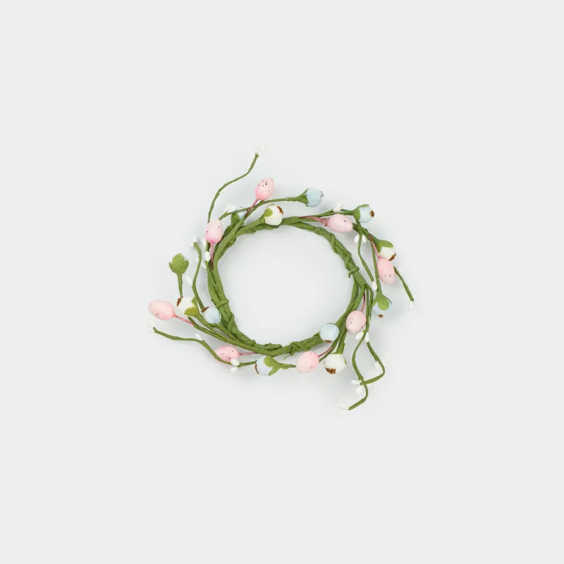 Шам гүл шоғы, 10/20 см, пластик/полиэстер, Түрлі-түсті жидектер, Easter decor