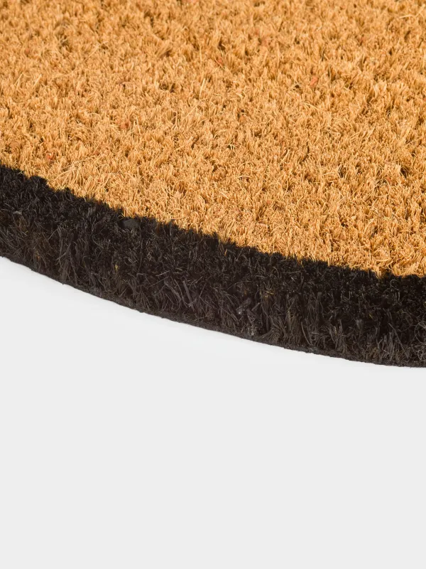 Коврик придверный, 40x60 см, кокос/ПВХ, полукруглый, коричневый, Best place, Home deco, image-3