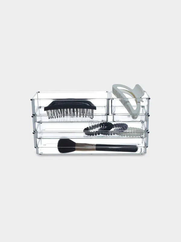 Органайзер қораптар жинағы, 4 дана, пластик, Basic, image-4