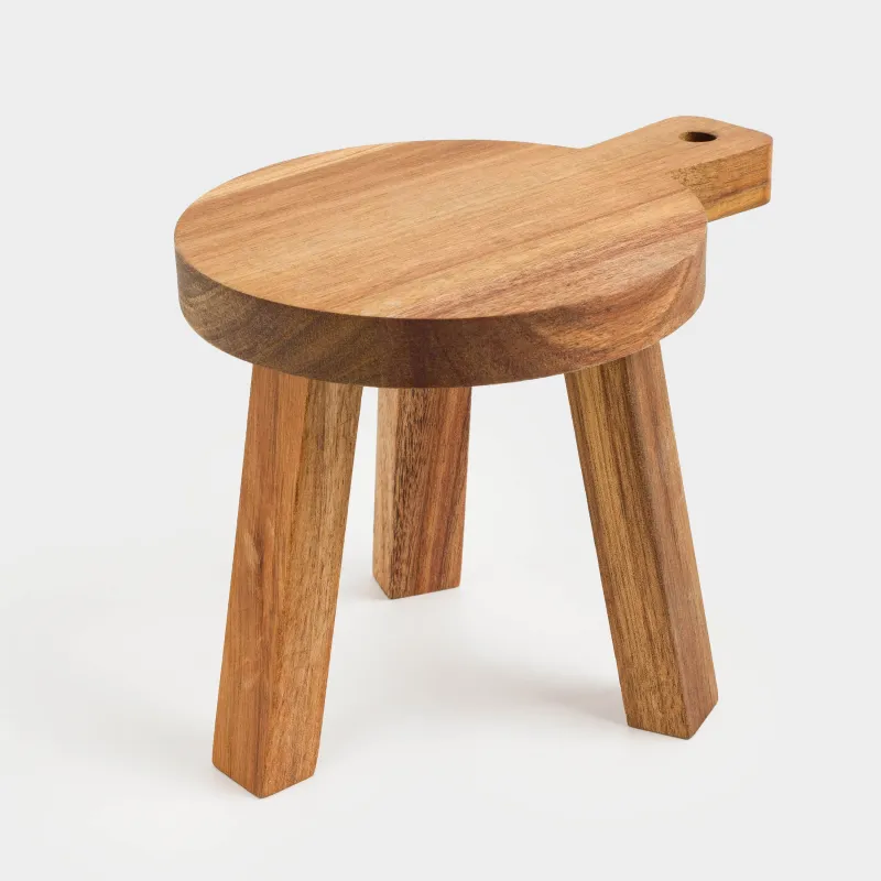 Блюдо сервировочное, 20x15 см, с ручкой, на ножках, Noble tree, image-0