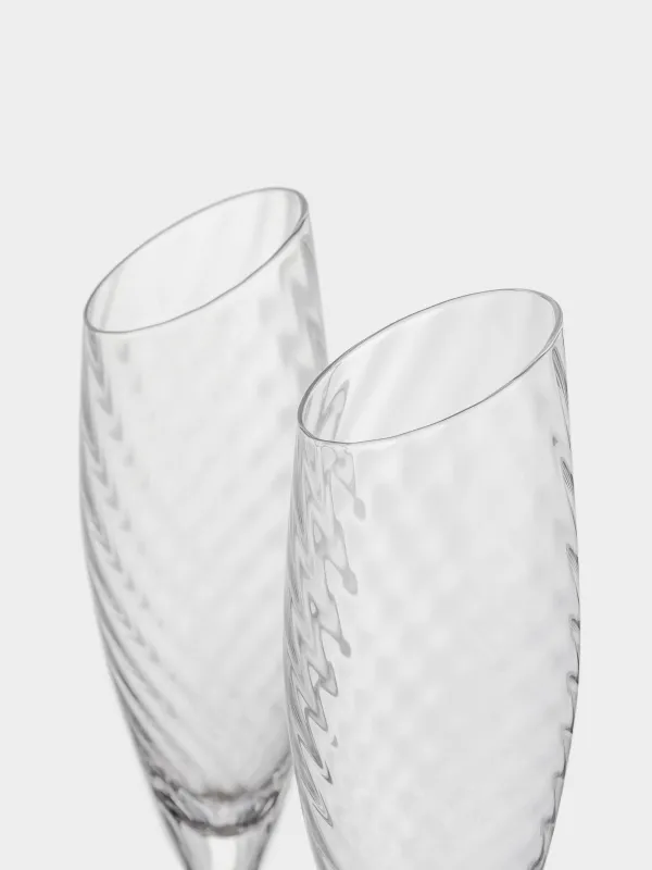 Шампан шыны, 170 мл, 2 дана, шыны, Charm V, image-2