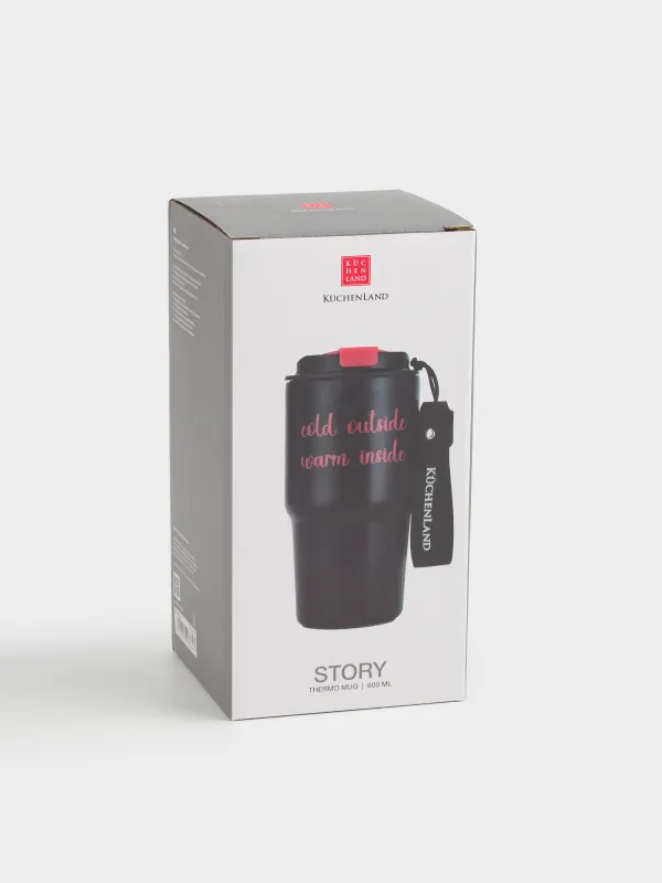 Термокружка, 600 мл, с ремешком, Story, image-5