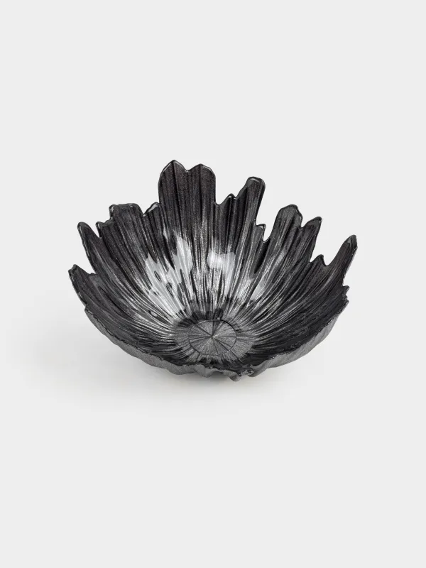 Жеміс вазасы, 26х12 см, шыны Р, сұр, Verge, image-1