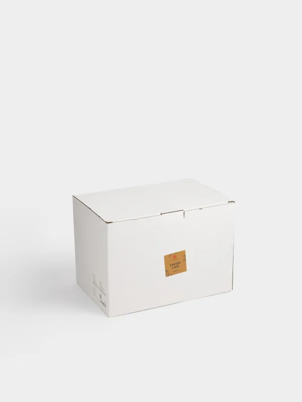 Кәмпит ыдысы, 26х17 см, 300 мл, полирезин, сарғылт-қоңыр, Қоян, Easter lace, image-5