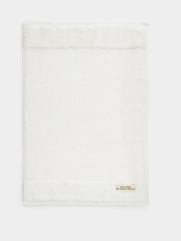 Полотенце, 40х60 см, хлопок, молочное, Super soft cotton, image-1