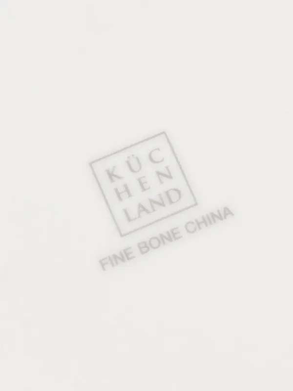 Тәтті тағам тәрелкесі, 20 см, 2 дана, фарфор F, ақ, Ideal silver, image-5