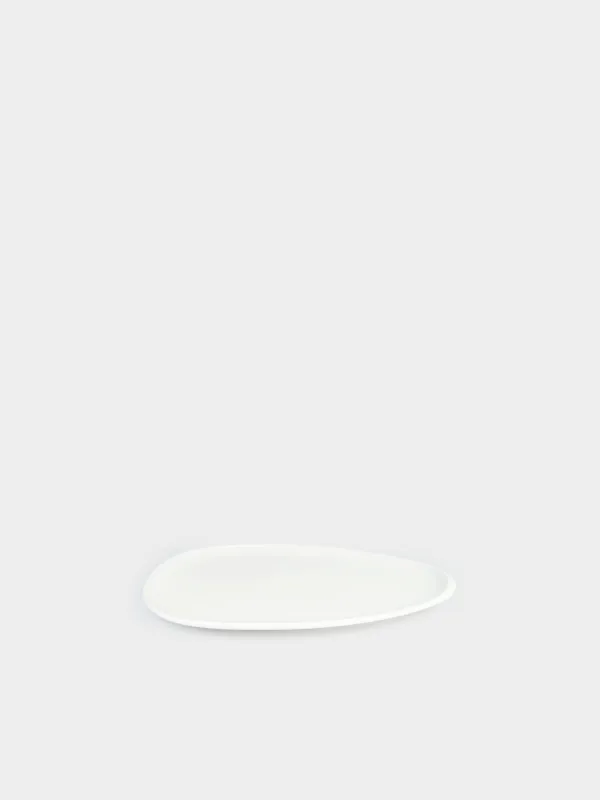 Тарелка закусочная, 23х21 см, фарфор P, белая, Synergy, image-1