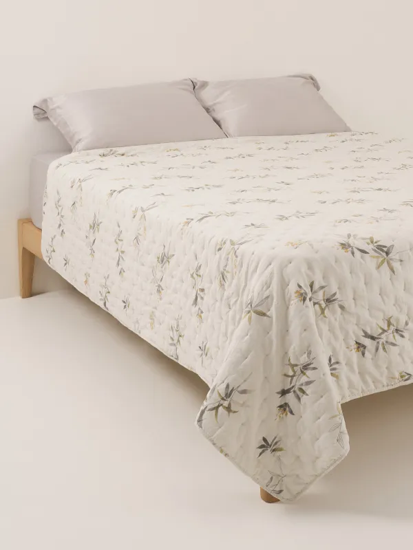 Покрывало, 220х240 см, стеганое, двустороннее, Цветы, Stitch, image-0