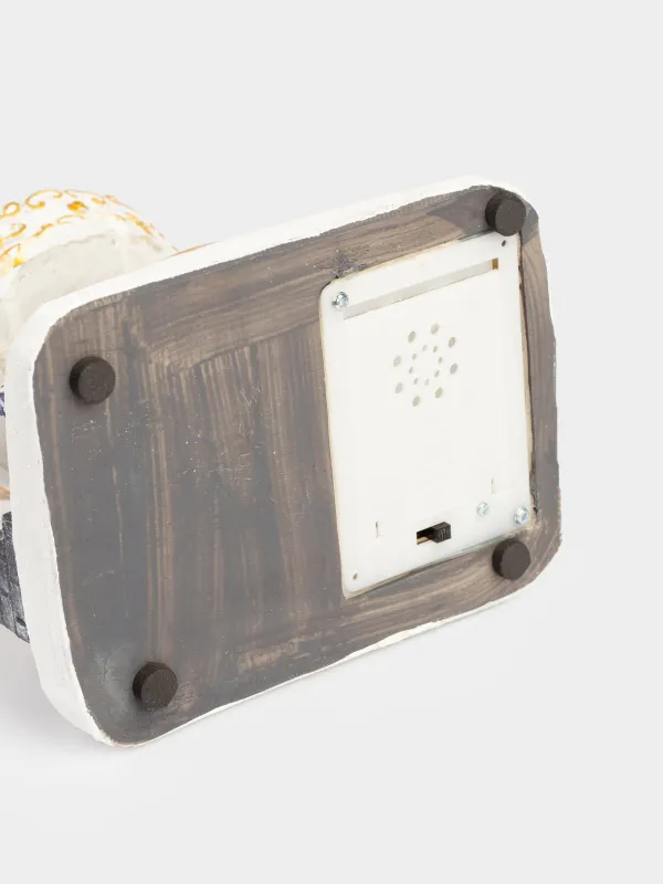 Мүсінше, 15х17 см, жарықтандырылған, анимациялық, полирезин, Қарлы айналмалы әткеншек, Christmas style, image-2