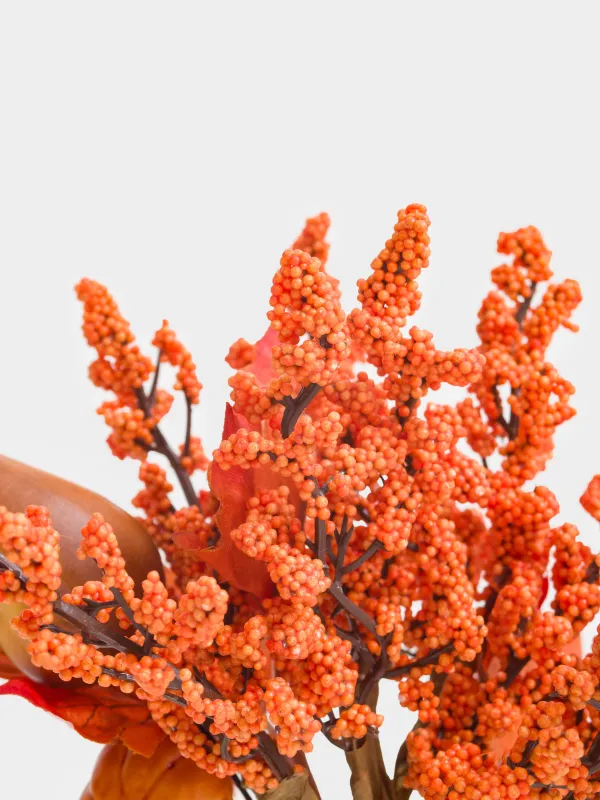 Ветка декоративная, 15 см, пенопласт/полиэстер, Осенний букет, Forest symphony decor, image-4