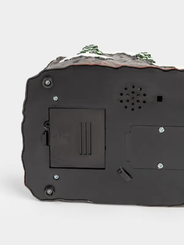 Мүсінше, 39х17 см, жарықтандырылған, анимациялық, полирезин, Пойыз, Christmas style, image-4