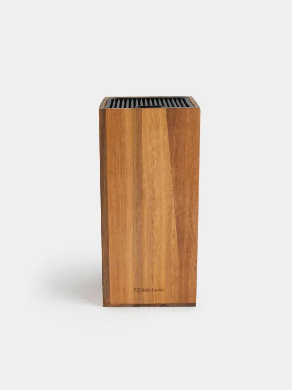 Подставка для ножей, 23 см, универсальная, дерево/пластик, Noble tree, image-1