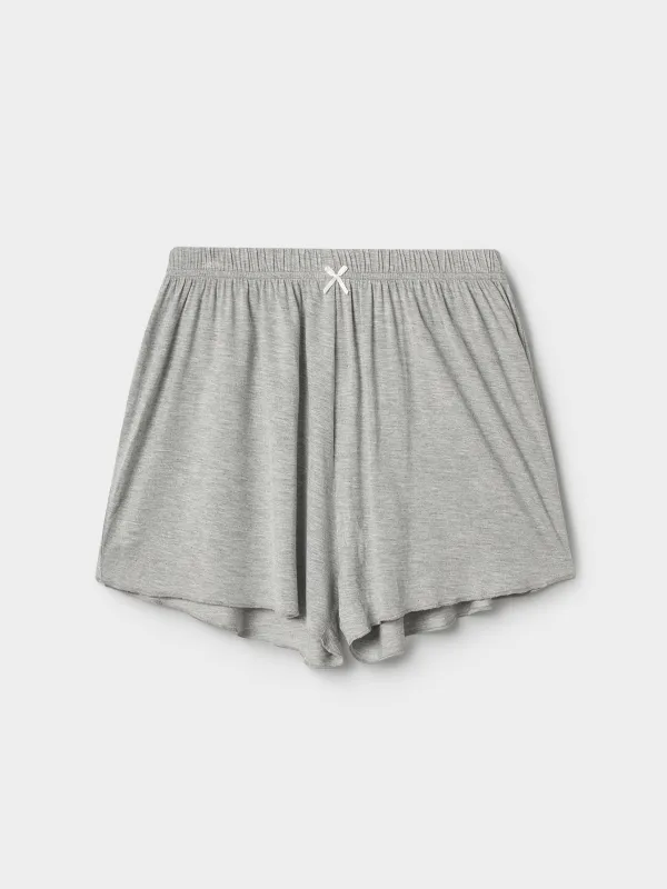 Әйелдер шорттары, үйге арналған, өлшемі L, вискоза/спандекс, сұр, Braith, image-4