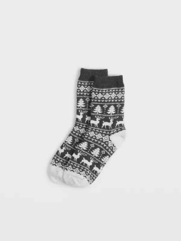 Әйелдер шұлықтары, өлшемі 36-38, полиэстер/акрил, сүт түстес, Қысқы өрнек, Neddy, image-1