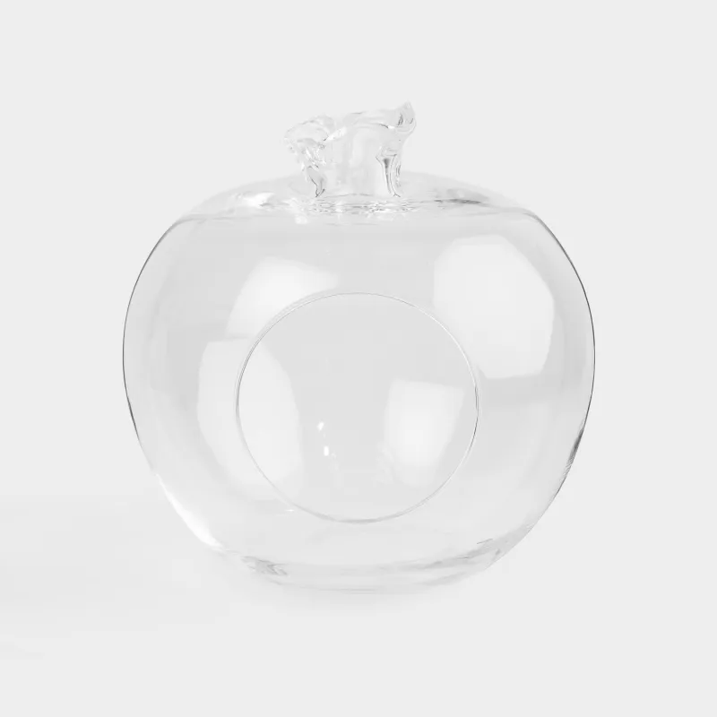 Конфетница, 19х21 см, стекло, Гранат, Clear