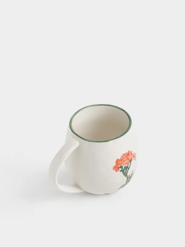 Кружка, 430 мл, Луговые цветы на кракелюре, Floral meadow, image-2