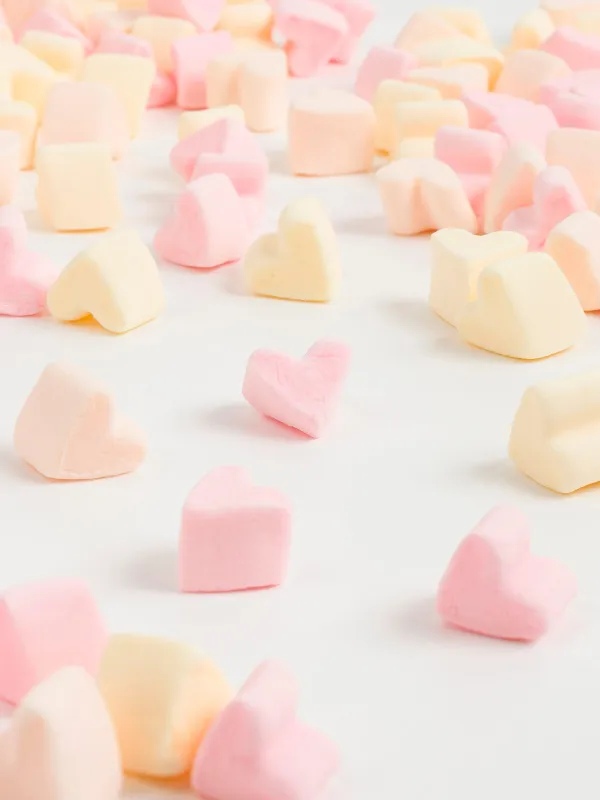 Маршмеллоу, 70 гр, фигурное, Манго/Ананас, Сердечки, Sweet life, image-1