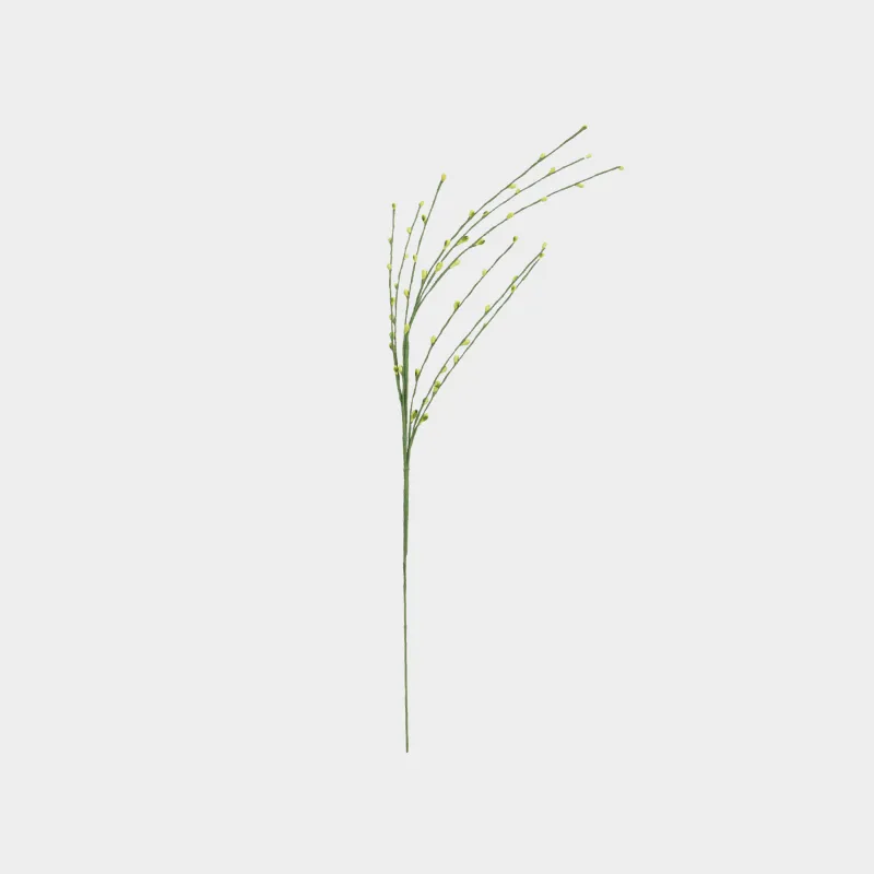 Сәндік бұтақ, 70 см, пластик, Сары жидектер, Willow decor