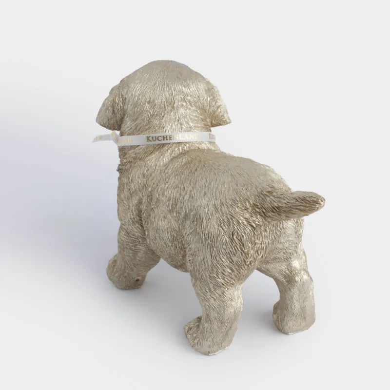 Мүсінше, 11х17 см, полирезин, алтын, Лабрадор, Dog, image-4