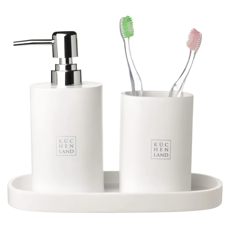 Поднос для ванной, 23х10 см, полирезин, белый, Vesta, image-4