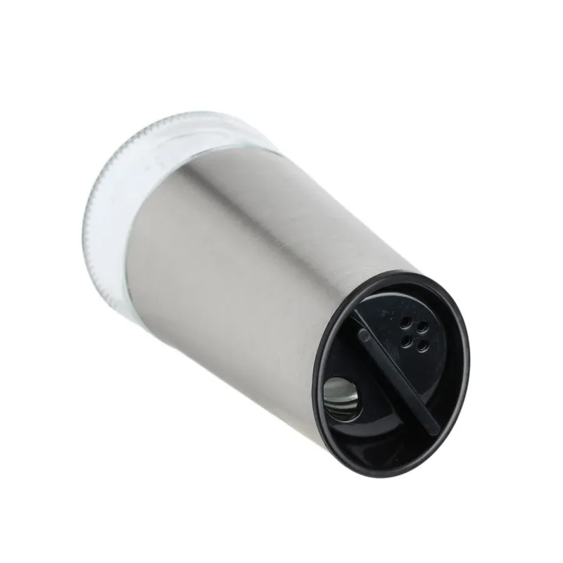 Тұз және бұрыш жинағы, 15 см, түпқоймада, шыны/металл, Classic color, image-4