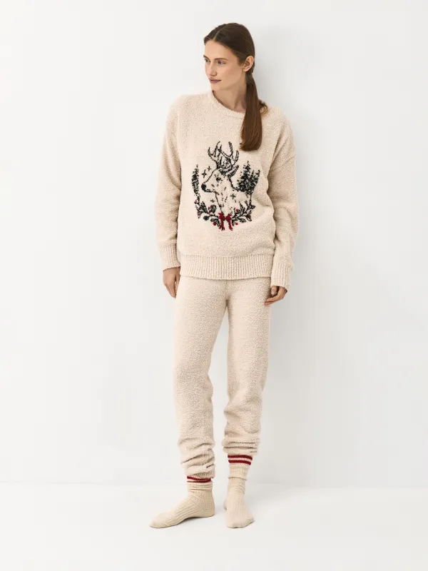 Әйелдерге арналған кеңжейде, үйге арналған, өлшемі L, полиэстер, сарғылт-қоңыр, Бұғы, Aimi, image-2