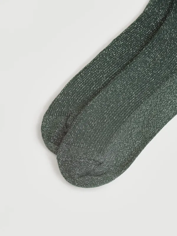 Әйелдер шұлықтары, өлшемі 35-38, мақта/полиэстер/люрекс, жасыл, Rubchik, image-3