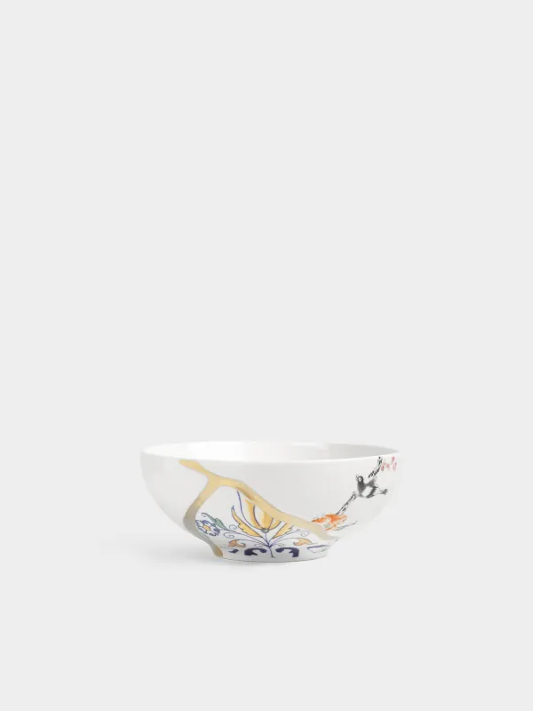 Салат ыдысы, 19х8 см, 1 мл, фарфор N, ақ және алтын түстес, Кинцуги, Revival, image-0