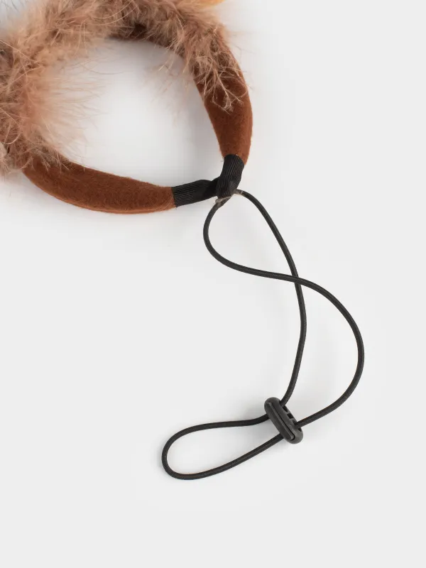 Жануарларға арналған тоғыншақ, 30x30 см, полиэстер/пластик, қоңыр, Бұғы мүйіздері, Christmas pet, image-3