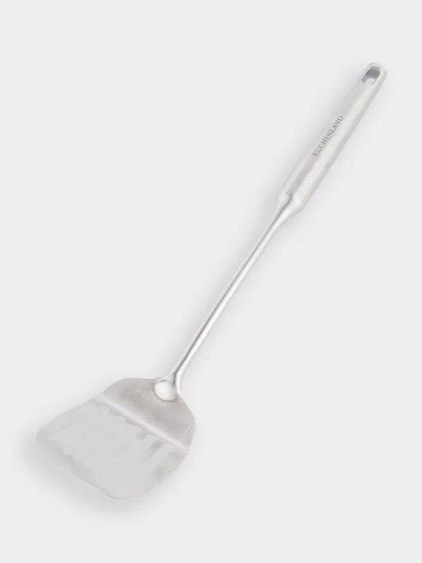 Лопатка, 37 см, с прорезями, сталь, Nova, image-1