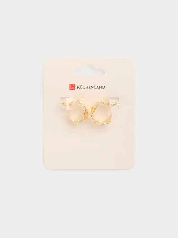 Серьги-пусеты, металл, Jewelry, image-3