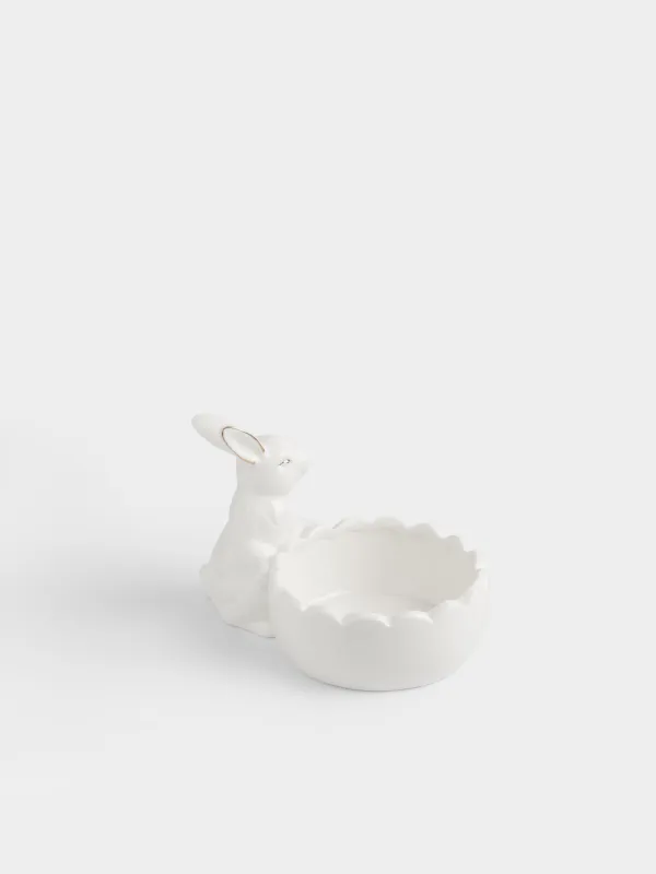 Кесе, 12х5 см, мл, фарфор Р, ақ және алтын түстес, Қоян, Tradition Easter, image-4