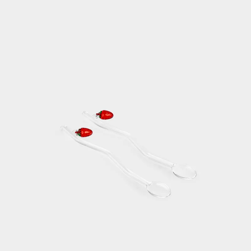Десерт қасығы, 16 см, 2 дана, шыны Б, Құлпынай, Shape, image-3