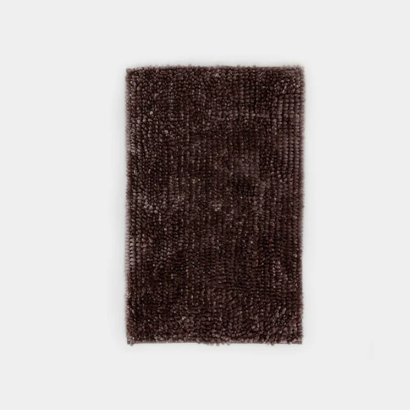 Кілемше, 50х80 см, сырғанауға қарсы, полиэстер, қоңыр, Fluff