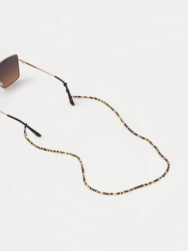 Көзілдірік тізбегі, 71 см, моншақ/металл, түрлі-түсті, Pearl color, image-3