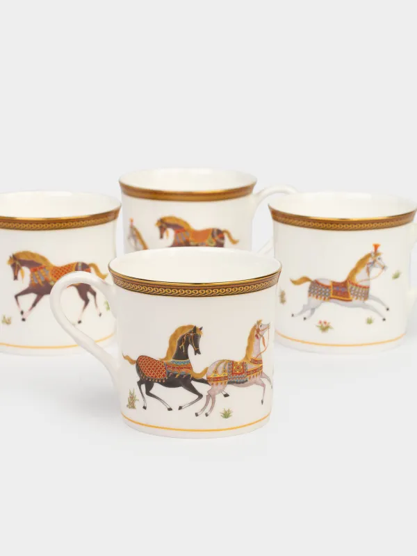 Кружка, 300 мл, 4 шт, Лошади, Blue wind, image-9