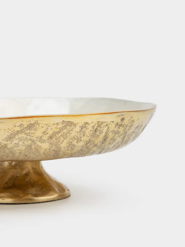 Блюдо на ножке, 23х8 см, Fantastic gold, image-2