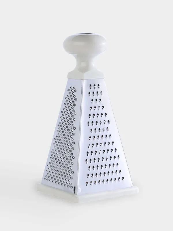 Терка, 21 см, четырехгранная, сталь/пластик, бежевая, Soft kitchen, image-0