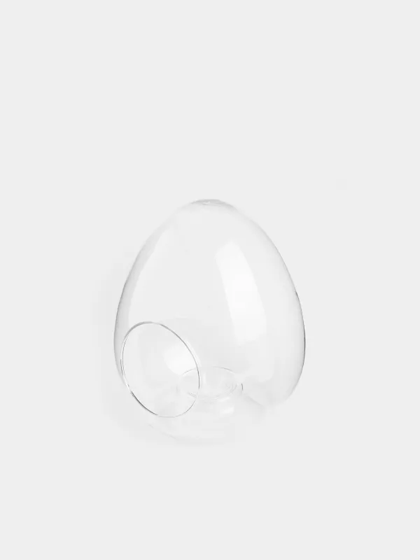 Кәмпит ыдысы, 17х23 см, шыны, Жұмыртқа, Clear, image-2