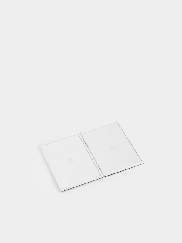 Фото жиектеме, 13х18 см, 2 фото, металл/шыны, күміс түстес, Fantastic, image-2