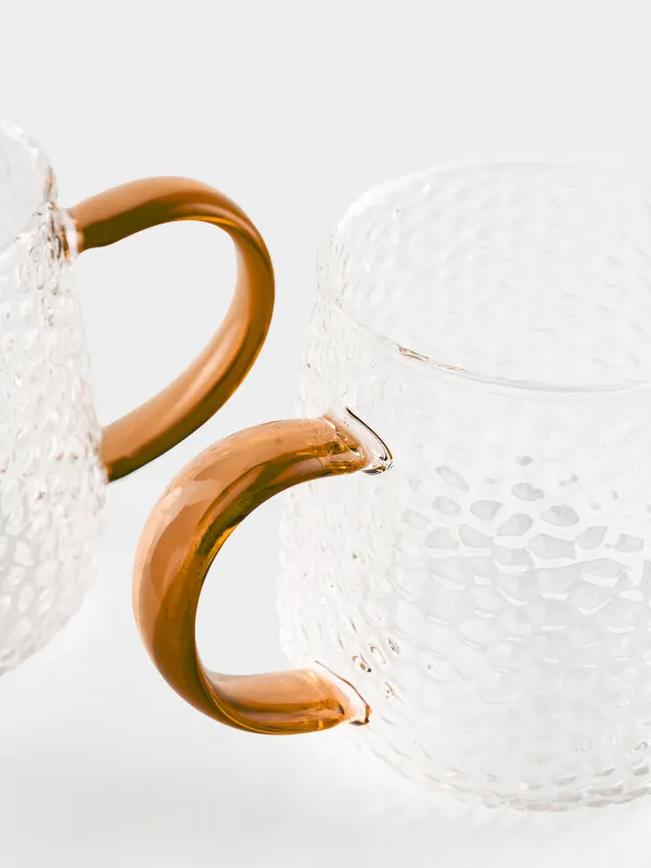 Саптыаяқ, 340 мл, 2 дана, шыны Б, кәріптас сабы бар, Dawned, image-2