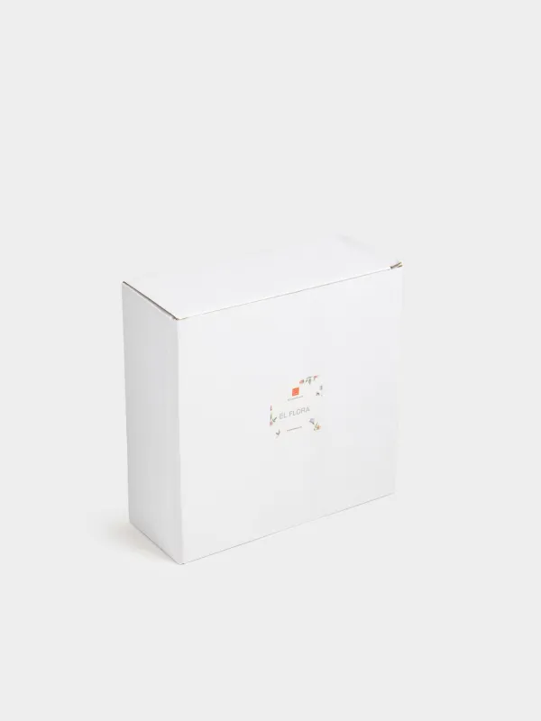 Салатник, 21х8 см, 1,2 л, керамика D, молочный, Нежные цветы, El flora, image-6