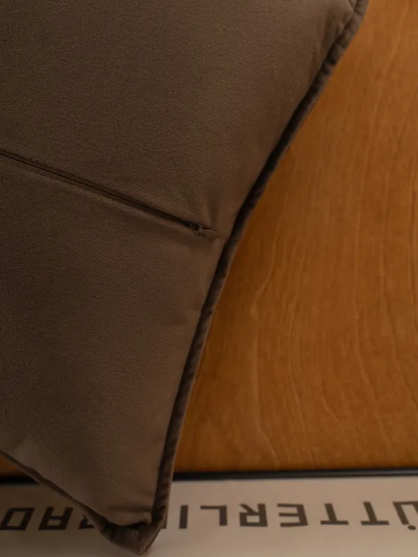 Подушка декоративная, 50х30 см, вельвет, коричневая, Awesome, Scroll, image-6